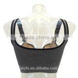Grey Push up Bra Underwear Sexy Women Lingerie Bra Top Seamless Plain Sport Bra thumbnail-3