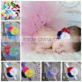 Boutique Baby Girls Pearl And Rhinestoned Centered Headbands For Kids Hair Accessories thumbnail-1