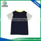 Hot Sale Classic Fit Contrast Color Children Cotton T Shirt thumbnail-2