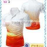 Mens cool fabric sporty design your own fabric t-shirt