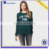 2016 Wensfashion Costume Women Leather Cool Tee Shirts and Long Sleeved Cheap Sweatshirts for Women thumbnail-1