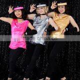 2014 Cool Girl Jazz Dancecostume Tribal Costume-- Newest Hot Team Teen Jazz Latin Dress Wear thumbnail-1