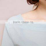 Women Basic Solid / Plain Striped Long Sleeven t Shirt for Resale thumbnail-3
