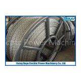 Anti Twist 18 Strands Breakage Load 372kN Braided Steel Wire Rope for Overhead Transmission Line 22m thumbnail-1