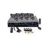 Wireless 4 Camera Security System With DVR , High Resolution Security Camera Set