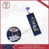 Cheap Custom Shape Custom Embroidery Design Bookmark With Tassels for Little Kids thumbnail-1