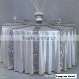 100% Polyster White Hotel Table Cloth and Chair Cover thumbnail-2