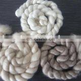 China Factory Sales 100% Mongolia Cashmere Tops White/light Grey/brown With SGS thumbnail-1