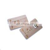 Wholesale Good Quality Wooden Gift USB Card 2.0 Flash Drive thumbnail-1