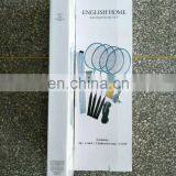 4 Badminton Racket Beach Badminton Shuttlecock Set With Net thumbnail-3