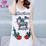 Hot Sales Plus Size Embroidered Lady Top Wear thumbnail-1