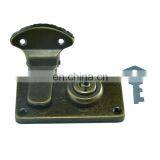 Custom Made Antique Bronze Travel Vanity Luggage Hasp Locking Case Latch With Key thumbnail-1