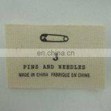 100% Cotton Brand End Fold Silk Screen Printed Label for Clothing thumbnail-1