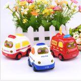Hot Sale Hands Pushing Tuck Inertia Toy Car Inertia Toy Helicopter Crane Inertia Vehicle Fire Engine for Kid