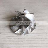 K16 Reverse 49.60/62.00mm 6+6 Blades 1862-123-2002 High Performance Turbo Milling/aluminum 2618/billet Compressor Wheel thumbnail-2