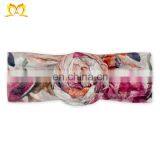 2019 Kids Valentine Heart Shape Turban Headwrap Crushed Velvet Kink Headband Hair Bands For Girls thumbnail-3