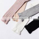 New Spring and Autumn Baby High Lace Stockings, Girls' Solid Color Combed Cotton Loose Mouth Children thumbnail-3