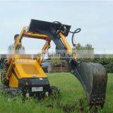 Hysoon HY380 Mini Skid Steer Mulcher for Sale thumbnail-3