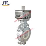 Pneumatic Stainless Steel Ceramic Structure Butterfly Valve for Anti-Corrosion conditions