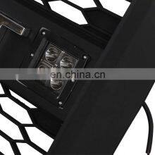 Pickup Truck Front Upper Grill W/O Side LED Lights Mesh Grille for Silverado 2016-2018 thumbnail-2