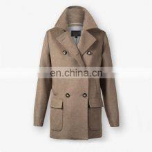 Plus Shawl Collar Cashmere Sweater Coat and Jackets for Women thumbnail-1