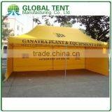 Custom Print Aluminum Folding Pagoda Trade Show Tent 3x6m ( 10ft X 20 ft), Printed canopy & valance, 3 full walls
