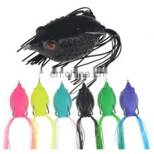 Wholesale Popper 50mm 10g Snakehead Soft Lure Frog Topwater Emulational Frog