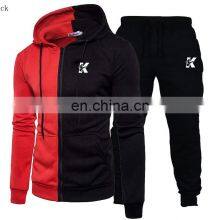 Manufacturer Wholesale Fashion Trend Men's Loose Sports Hooded Pullover Suit S-5XL thumbnail-2