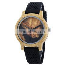 BOBO BIRD Japan Quartz Movement Resin Dial Bamboo Watches Men Wrist Sports Silicone Watch thumbnail-1