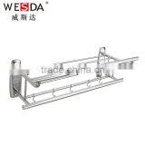 WESDA Stainless Steel Bathroom Hang Towel Rack Hanging Shower Rack thumbnail-1