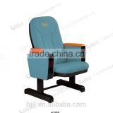 wooden pads auditorium tip-up chair theater furniture HJ-09B-L