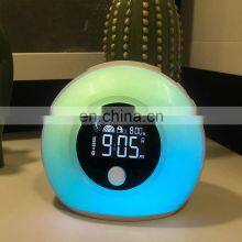 5 Modes Bedroom Sleep Speaker Wake Up Light Sunrise Alarm Clock thumbnail-5