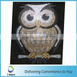 Hot Fix Owl Rhinestone Transfer for T-shirt thumbnail-1