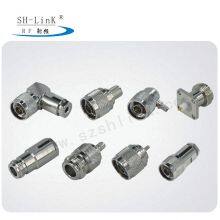 N-type RF Connector 50 Ohms Copper Nickel Plated thumbnail-4