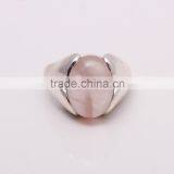 ROSE QUARTZ Ring,925 Sterling Silver Jewelry Wholesale,WHOLESALE SILVER JEWELRY,SILVER EXORTER,SILVER JEWELRY FROM INDIA thumbnail-1