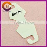 Paper Cream Color Hook Shape Earring Necklace Bracelet Display Card thumbnail-1