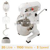 Commercial Food Mixer 20L Stand Dough Planetary Mixer Cake Bakery Equipment