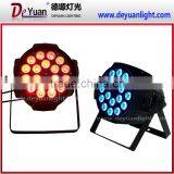 High power par can ,18pcs 10W RGBWA 5 in 1 led par can wholesale