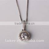 Cheap 925 Sterling Silver Pendant Necklace,Classic Silver Pendant,925 Sterling Silver Diamond Necklace thumbnail-3