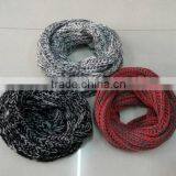 2014 Winter Newest Fashion Unisex Two Thread Weave Circle Loop Knitted Scarf thumbnail-5