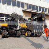 Hitachi Excavator, Atv Backhoe Excavator, Excavator for Sale, ,LG680 Excavator, Walking Wheel Excavator, 8T Wheel Excavator thumbnail-1