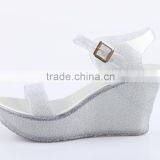 2016 Best Selling Plastic Ladies Shoes Fashion Pvc Jelly Shoes Straps Wedge Melissa Shoes Ss16 thumbnail-6