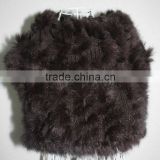 QD6212 Knitting Rabbit Fur Stole