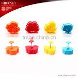 Newfangled Colorful 6 Pcs Plastic Cookie Cutter Set Supplier's Choice thumbnail-2