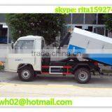 FORLAND Mini Garbage Collector Truck , Cheap Price 1m3 Hook Lift Garbage Truck thumbnail-2