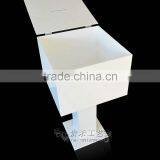 GH-RJ001Shenzhen Factory Wholesale Acrylic Donation Boxes With Locks/white Donation Boxes thumbnail-4