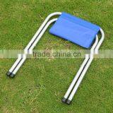 Blue Fabric Folding Chair thumbnail-1