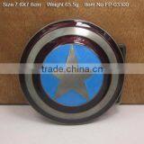 Wholesale Men's 35mm Metal Plate Belt Bucklewith Rhinestones thumbnail-3