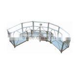 Aluminum Alloy Pin Type Suspended Platform / Construction Lift / Gondolas Export to Qatar