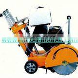 Walk behind cutting saw machine for concrete and asphalt